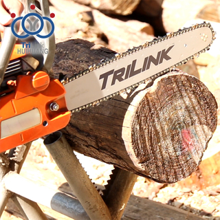 Custom design steel laminated gasoline chainsaw guide bar